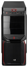 Корпус AeroCool "V3X" (без БП, ATX, black-red)