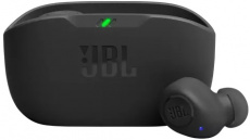 Гарнитура JBL WAVE BUDS (затычки, беспроводная, Bluetooth 5.2, с микрофоном, до 8 часов работы от батареи + 24 часа с базой, IPX2, black)