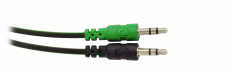 Наушники Defender Warhead G-200 (накладные закрытые, c микрофоном, игровые, 2m, green-black)