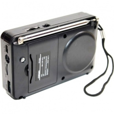 Радиоприемник Сигнал РП-221 (3W, портативный, аккумулятор 400mAh, USB, MicroSD, MP3, выход на наушники, black)