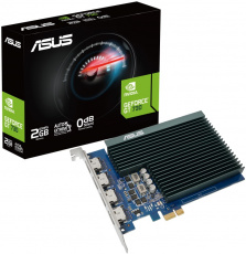 Видеокарта ASUS GF GT730 2Gb (GT730-4H-SL-2GD5, 64bit, DDR5, 4xHDMI) RTL