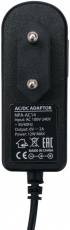 Блок питания Gembird NPA-AC14 (вход 100-240V, выход 6V - 2A, 12W, 2 штекера 5.5х2.5mm / 4x1.7mm, кабель 1m, black)