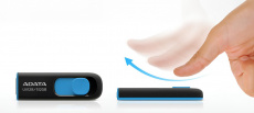 Флеш накопитель USB 3.2 256Gb ADATA UV128 (AUV128-256G-RBE, 100MB/s, black-blue)