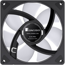 Вентилятор JONSBO SL-925 (92x92x25mm, Hydro, 800-2200rpm, 22-34dBa, 4pin, PWM, ARGB, black-white) RTL