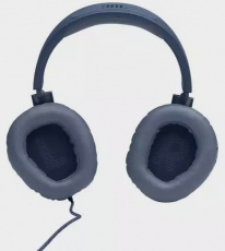 Наушники JBL QUANTUM 100 (полноразмерные закрытые, с микрофоном, регулятор, 1.2m, игровые, blue)