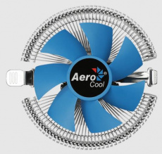 Вентилятор AeroCool Verkho A-3P (AM2/AM3/AM4/AM5/FM1/FM2, 90mm, Al, 2300rpm, 29dBa,  3pin, 100W) RTL