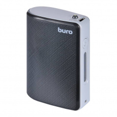 Внешний аккумулятор Buro RQ-5200 (литий-ионный, 5200mAh, 1*USB - 1A, вход 1А, black-dark grey)