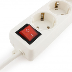 Сетевой удлинитель Гарнизон (ELB-G4-W-2, 4 розетки, 2 метра, 16A, white) OEM