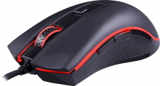 Мышь Redragon CYPHER (USB, optical, 12800dpi, игровая, RGB подсветка, редактор макросов, soft-touch, 1.8m, black)