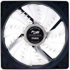 Вентилятор ZALMAN ZM-F3 FDB (SF) (120x120x25mm, FDB, Shark Fin Blade, 1200rpm, 23dBa, 3pin, blue-transparent) RTL