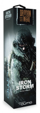Коврик для мыши QUMO (Iron Storm, тканевый на резиновой основе, игровой, 280x230x3mm)