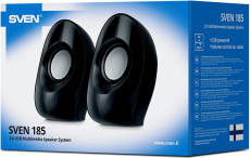 Колонки Sven 185 (2x3W, USB, black)