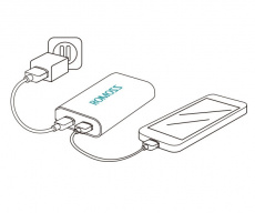 Внешний аккумулятор ROMOSS (PH10-403, 2000mAh, вход microUSB, выход USB, фонарик)
