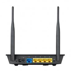 Роутер ASUS RT-N12 VP (300Mbps, 2.4GHz, 4 ports, 100Mbps, 2 внешние несъёмные антенны 5dBi, black)