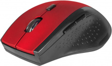 Мышь беспроводная Defender Accura MM-365 (optical, 1600dpi, 2xAAA, black-red)