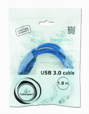 Кабель USB 3.0 Am - Bm 1.8m (CCP-USB3-AMBM-6, экранированный, blue) Cablexpert