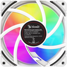 Вентилятор Bloody BD-CF120ARGB1-WH (120x120x25mm, Hydro, 600-1600rpm, 11-26dBa, 4pin, PWM, ARGB LED, white) RTL