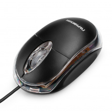 Мышь Гарнизон GM-100 (USB, optical, 1000dpi, 1.15m, black)