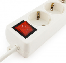 Сетевой удлинитель Гарнизон (ELB-G3-W-2, 3 розетки, 2 метра, 16A, white) OEM
