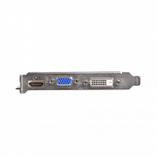 Видеокарта Gigabyte GF GT710 1Gb (GV-N710D5-1GI, 64bit, GDDR5, DVI+HDMI+VGA) RTL