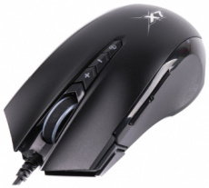 Мышь A4Tech X89 (USB, optical, 2400dpi, игровая, подсветка, stone black)