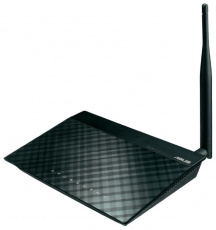 Роутер ASUS RT-N10U (150Mbps, 2.4GHz, 4 ports, 100Mbps, внешняя съёмная антенна 5dBi, USB, USB Printer/FTP Server/3G/4G, black)