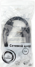 Кабель питания (PC-186-ML12-1M, 1.0m, 0.75мм2, 10A, black) Cablexpert