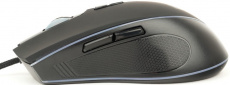 Мышь Gembird MG-800 (USB, optical, 3200dpi, RGB подсветка, игровая, 1.8m, black)