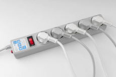 Сетевой фильтр КУБ (Powercube SPG-B-6, 5 розеток, 1.9 метра, 10A, grey) RTL