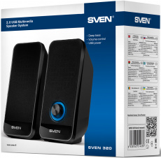 Колонки Sven 320 (2x3W, USB, black)