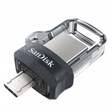 Флеш накопитель USB 3.0 256Gb SanDisk Dual Drive m3.0 (SDDD3-256G-G46, OTG, 150Mb/s, black)