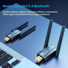 Bluetooth USB Adapter KS-is KS-863 (Bluetooth 5.4, до 150m, black)