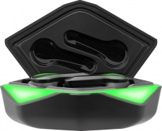 Гарнитура Defender CyberDots 220 (затычки, беспроводная, Bluetooth 5.0, с микрофоном, Type-C, до 4 часов работы от батареи, black)
