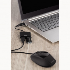 USB 2.0 HUB Hama 054140 (2 порта, OTG, black)