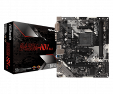 Материнская плата ASRock B450M-HDV R4.0 (AM4, mATX) RTL