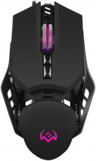 Мышь Sven RX-G815 (USB, optical, 8000dpi, игровая, настраиваемая RGB подсветка, программируемая, soft-touch, 1.8m, black)