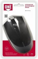 Мышь беспроводная Smartbuy ONE (SBM-341AG-K, optical, 1000dpi, AA, black)