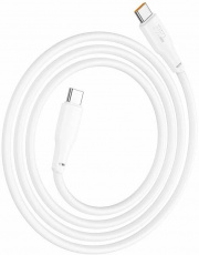 Кабель USB 2.0 Type-C - Type-C 1.0m (X93 Force, медь, 5A, 240W, быстрая зарядка, PD3.1, white) hoco