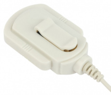 Микрофон Oklick MP-M007 (с прищепкой, 1.8m, white)