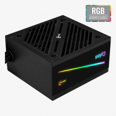 Блок питания AeroCool 500W (Cylon 500, 80+, 120mm, 20+4+4+4pin, 2*PCI-E 6+2pin, 5*SATA, 3*HDD, RGB) RTL