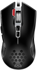 Мышь Sven RX-G850 (USB, optical, 6400dpi, игровая, настраиваемая RGB подсветка, программируемая, soft-touch, black)