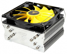 Вентилятор GlacialTech Igloo H58 PWM (1150/1155/1156/1366/2011/775/AM2/AM3/FM1/FM2, 140mm, Al, 700-1400rpm, 15-33dBa, 5 тепловых трубок 8mm, DTH, 4pin, 140W) RTL