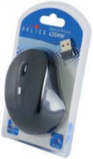 Мышь беспроводная Oklick 435MW (optical, 1600dpi, 2xAAA, black-grey)
