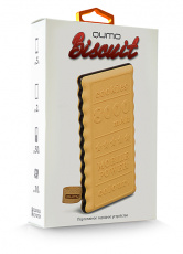 Внешний аккумулятор QUMO PowerAid Biscuit (литий-ионный, 8000mAh, 1*USB - 1.5A, вход 1А, кабель 0.3m - microUSB, yellow)