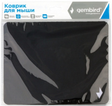 Коврик для мыши Gembird (MP-BLACK, тканевый на резиновой основе, 220x180x2mm)
