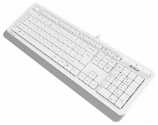 Клавиатура A4Tech Fstyler FK10 (USB, мультимедийная, white-silver)
