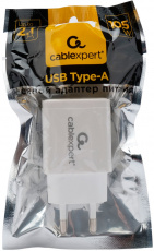 Адаптер питания Cablexpert MP3A-PC-38 (100-240V - USB, 2.1A, 10.5W, white)