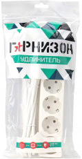 Сетевой удлинитель Гарнизон (EL-NB-G5-W-3, 5 розеток, 3 метра, 10A, white) OEM