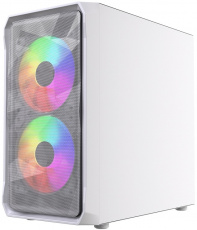 Корпус Powercase Mistral Micro A3W ARGB V2 (CMMAW-A3-V2) (без БП, mATX, USB3.0, 3x ARGB Fan, white)