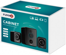Колонки FUMIKO CABINET (6W, USB, black)